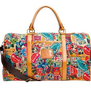 A123.Disney Mickey Mouse Men Women Travel Weekend Duffel Luggage Overnight Bag